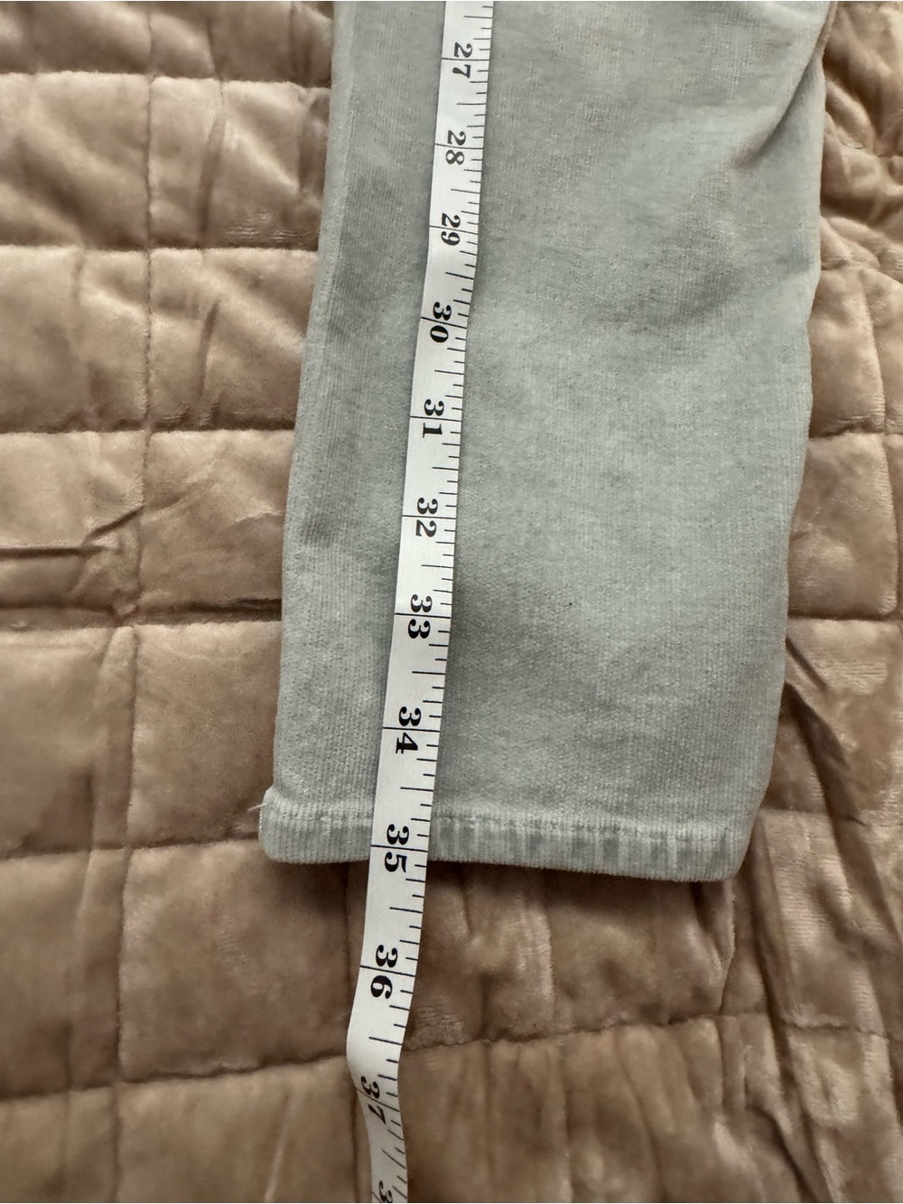 LOFT Soft Blue Corduroy Skinny Jeans Size 27/4 - Picture 7 of 8